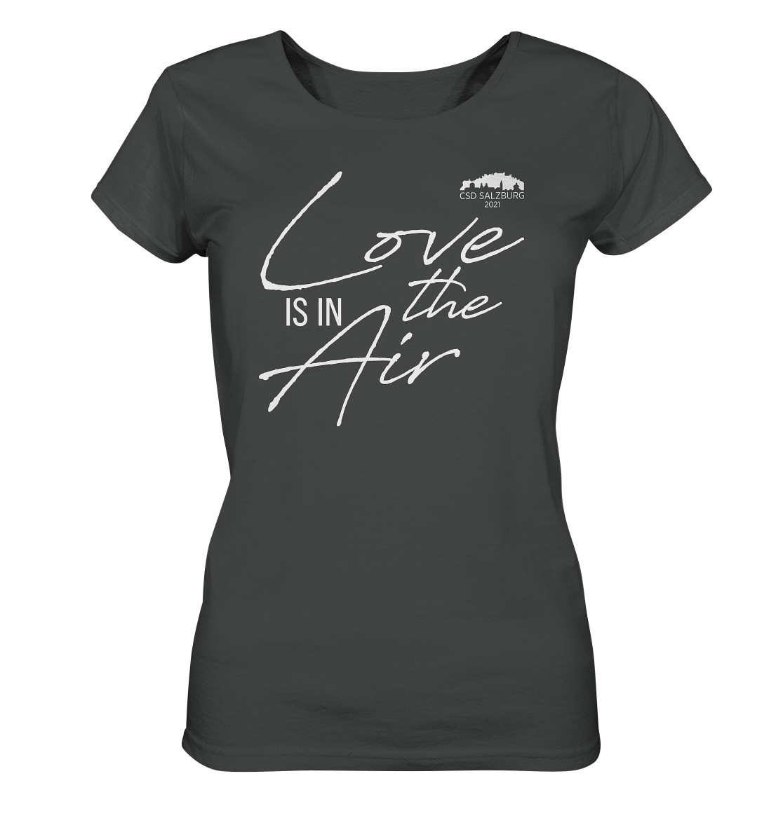 Love is in the Air 2021 (white) - Ladies* Bio T-Shirt >> Front-Print