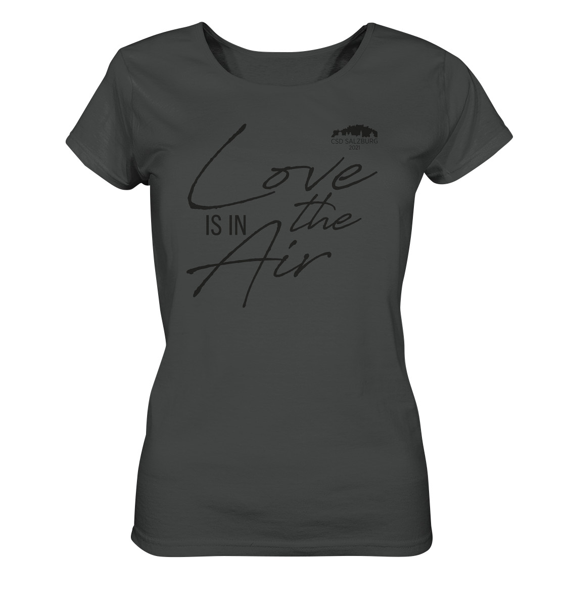 Love is in the Air 2021 (black) - Ladies* Bio T-Shirt >> Front-Print