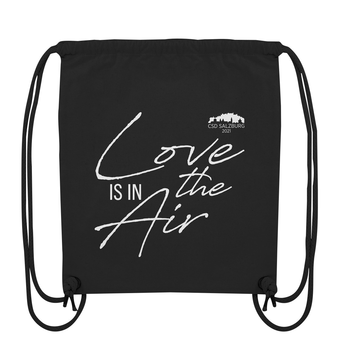 Love is in the Air 2021 (white) - Bio Gym-Bag >> Front-Print