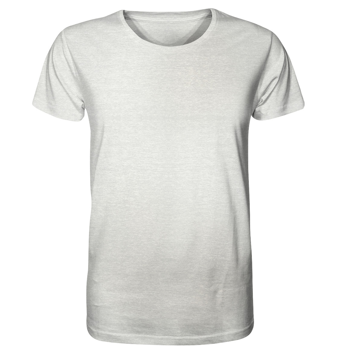 einfach selbst gestalten - Organic Shirt (meliert)