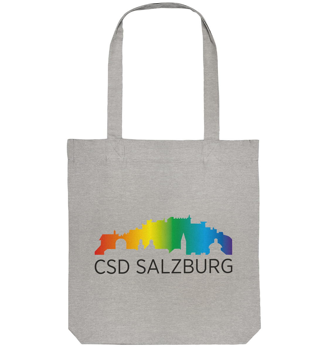 CSD Salzburg (black) - Bio Tote-Bag >> Front-Print